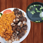 Best Diced Fillet Mignon with Black Pepper Sauce 牛粒红饭 in Arcadia, CA